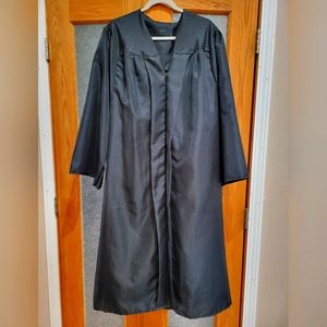 Jostens graduation gown black